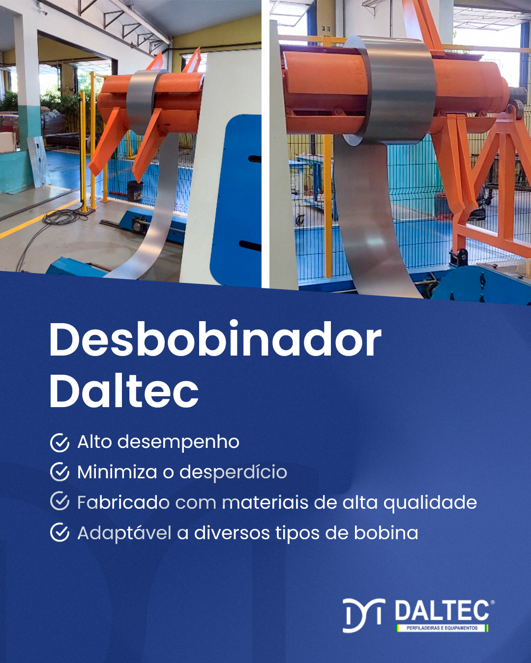 Daltec - Fabricação de Máquinas Perfiladeiras